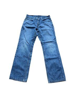 Levi's Mens Size W32 L34 Blue Medium Wash Denim 559 Relaxed Straight Leg Jeans